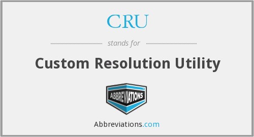 custom resolution utility not working