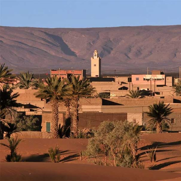 Merzouga, the desert village