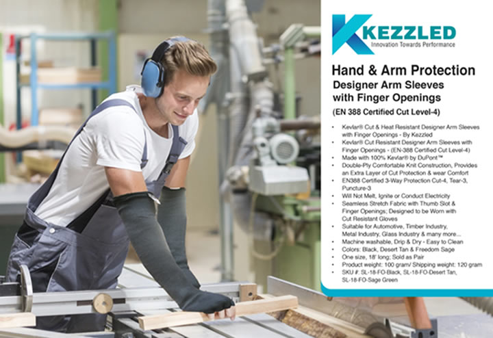 Safeguard your Arms by Acquiring Kevlar Cut Resistant Sleeves