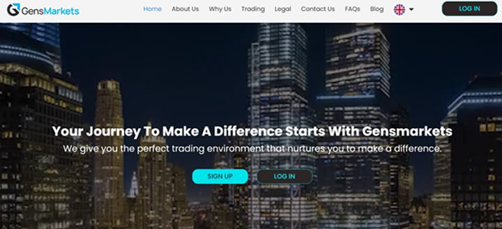 GensMarkets website