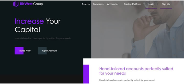 Bitwest Group website