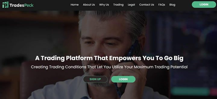TradesPeck website